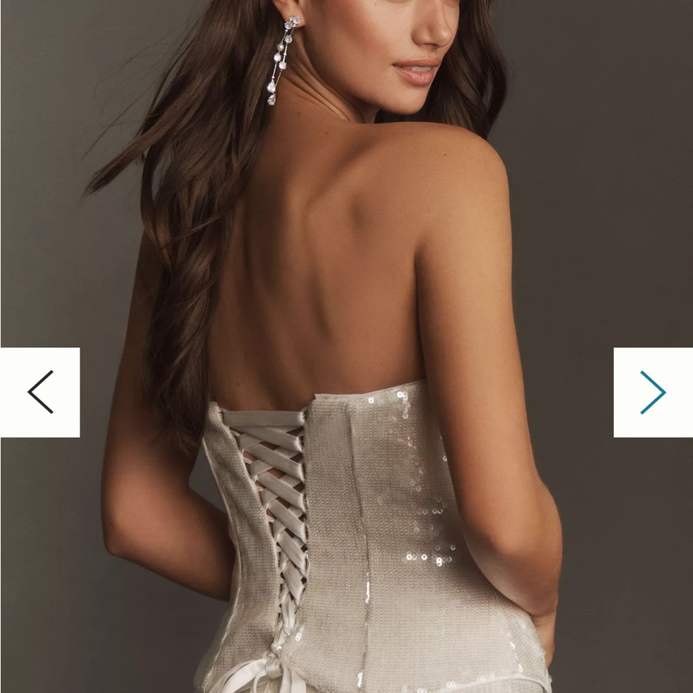 Mare Mare Elegant Strapless Sequin Set - image 2